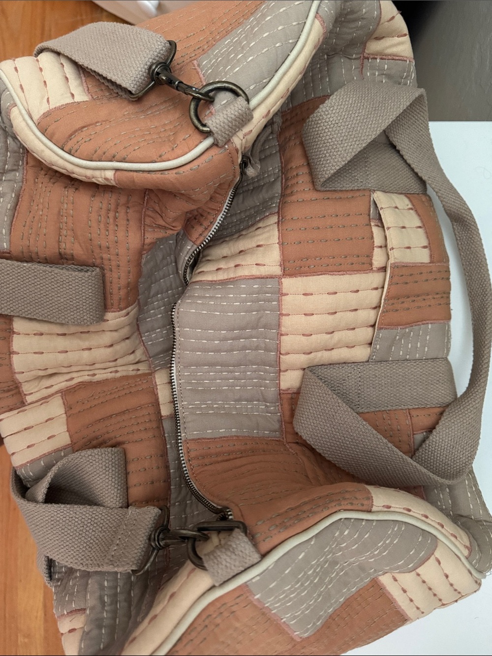 patchwork duffle bag - Picture 5 of 6